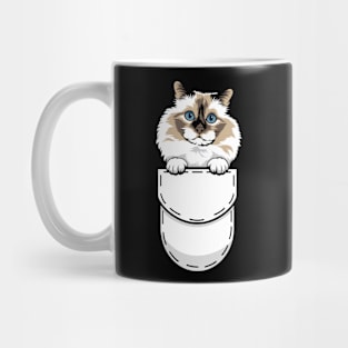 Funny Birman Pocket Cat Mug